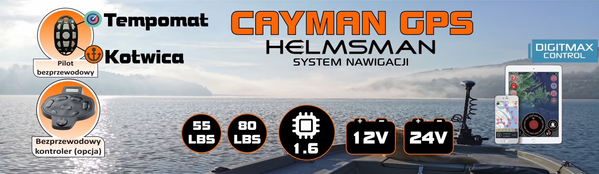 Haswing Cayman GPS banner informacyjny